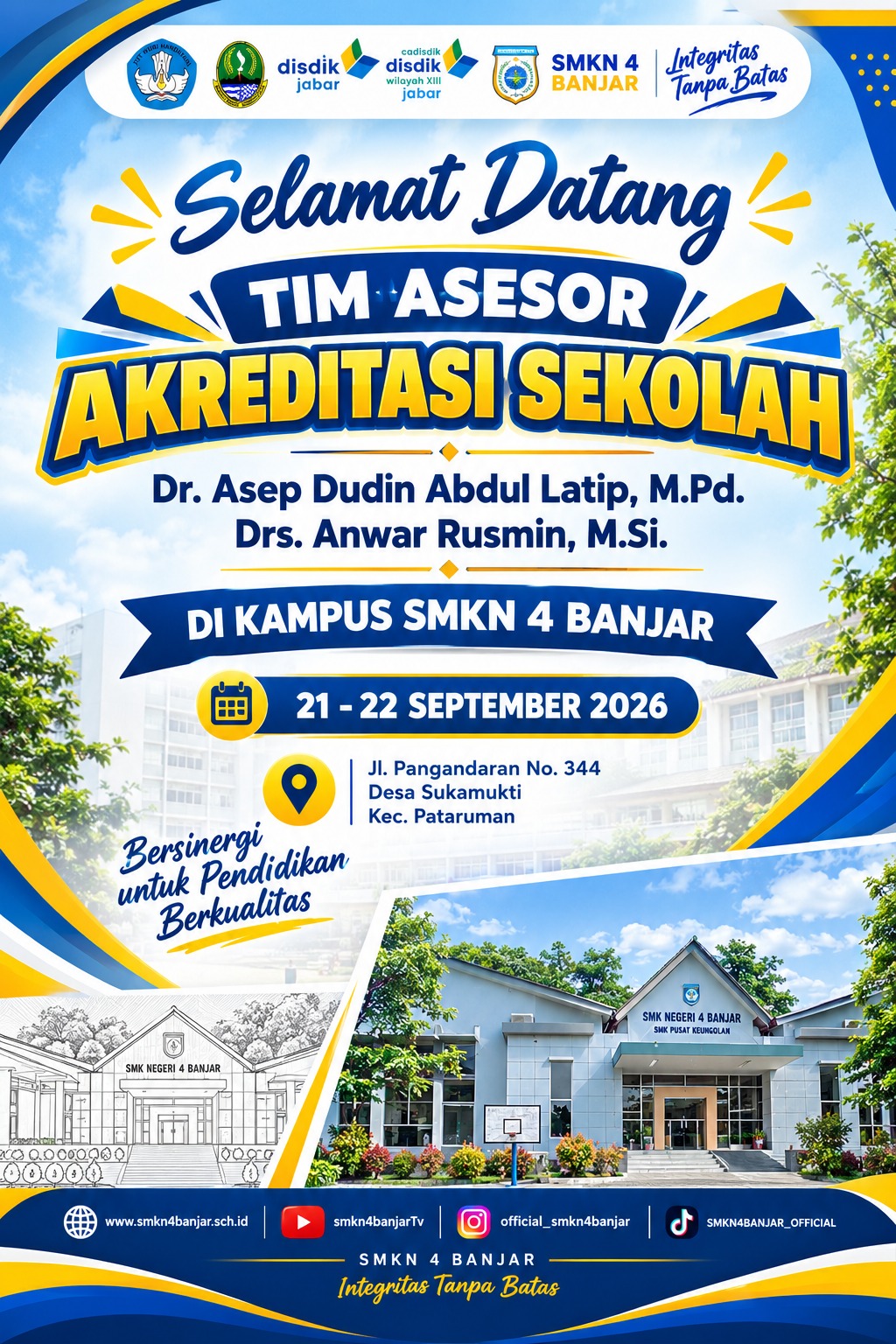 SMKN 4 Banjar Siap Laksanakan Akreditasi Sekolah, Berikhtiar Tingkatkan Predikat Menjadi A