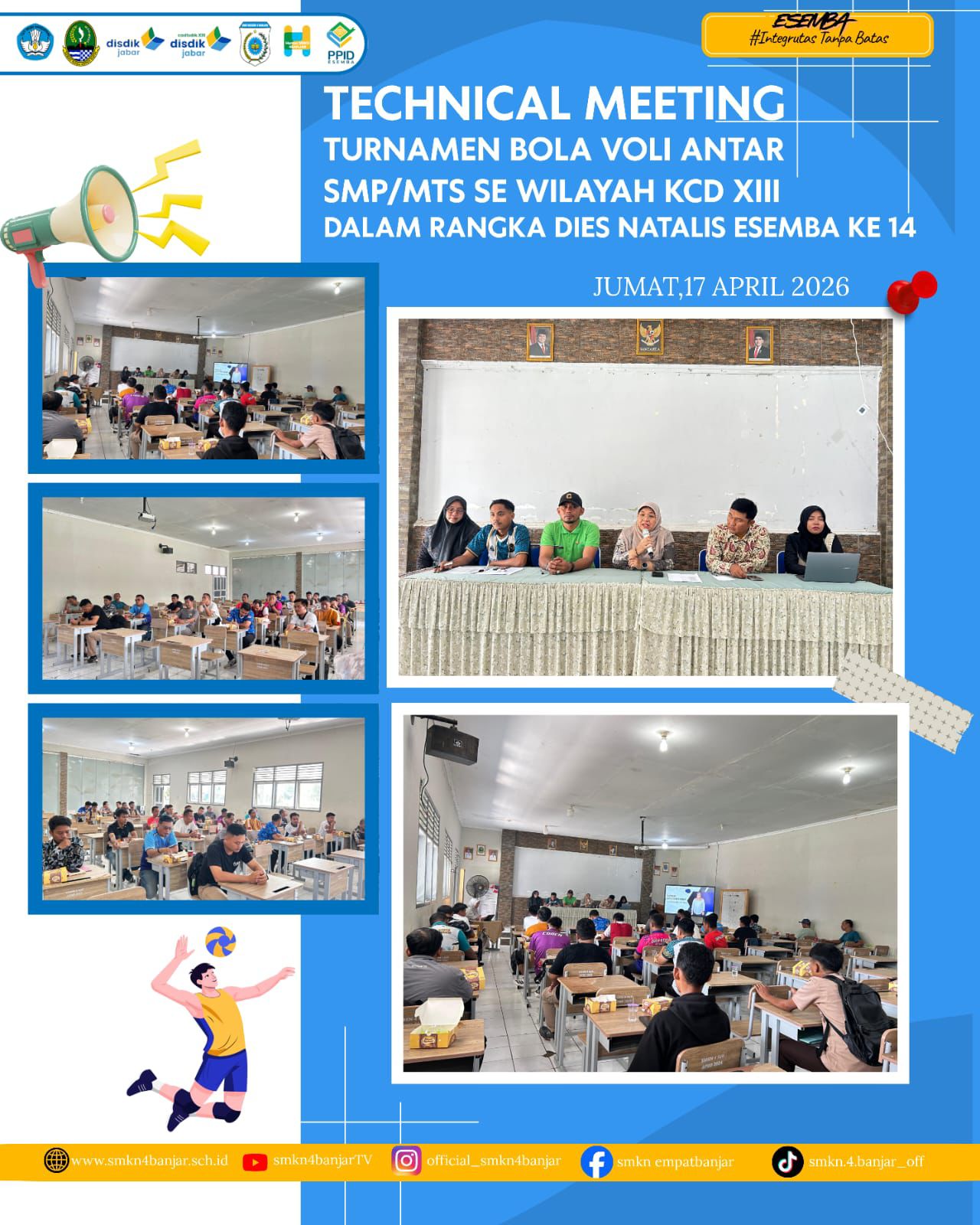 Tecnical Meeting Peserta Turnamen Voli