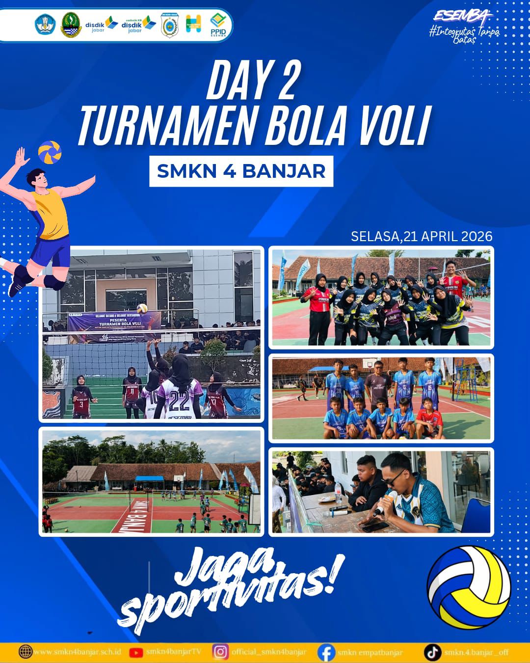 Dominasi Sang Juara Bertahan: SMPN 8 Banjar dan SMPN 1 Pamarican Amankan Tiket 16 Besar di SMKN 4 Banjar