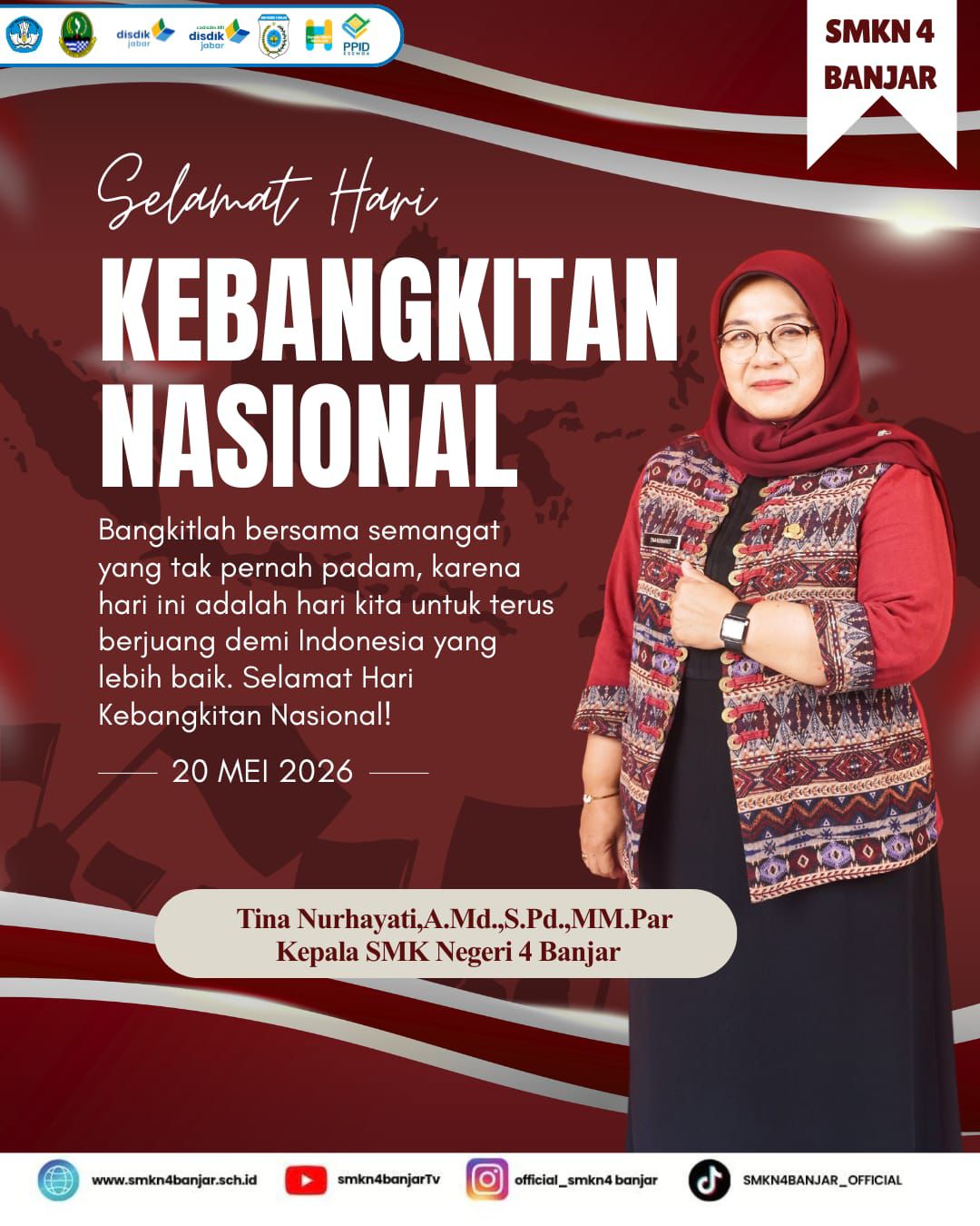 Kobarkan Semangat Juang, SMKN 4 Banjar Rayakan Hari Kebangkitan Nasional ke-118 Lewat Aksi Digital